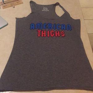 Crossfit Life As RX American Thighs Tank Top